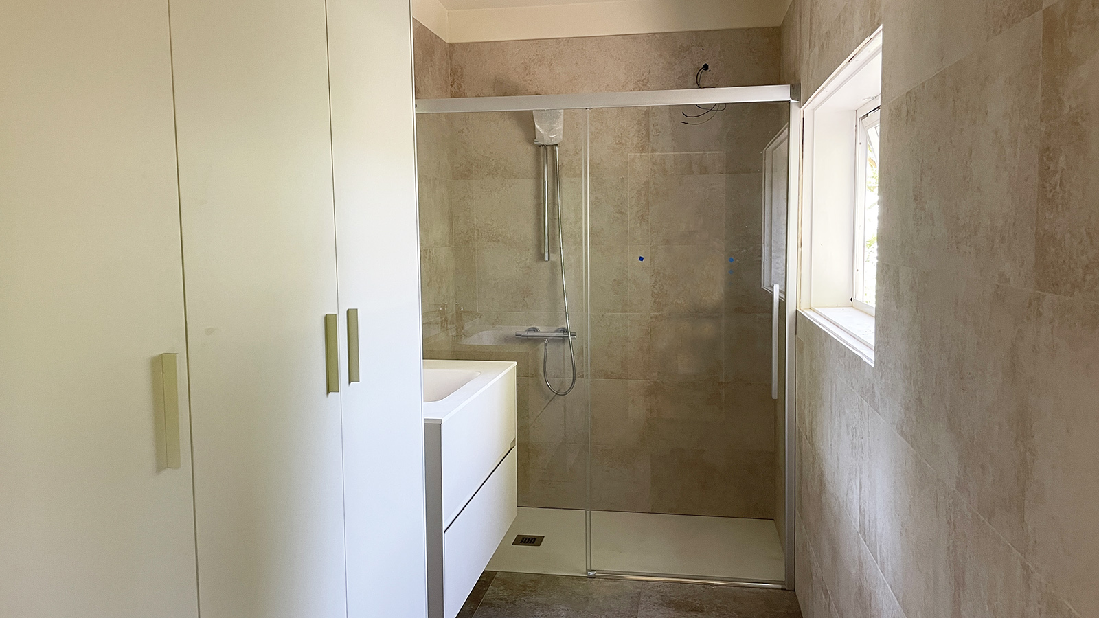 Nieuwe badkamer